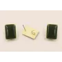Perno D.Mate 18*12mm esmalte Verde / Base Pendientes 