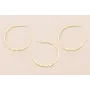 Pendiente Aro Labrado 47mm diam. borde perforado / Base Pendientes 
