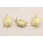 Pendiente Tortuga 40*20mm Dorada Mate / Base Pendientes 