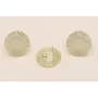 Acero Inox. Pendiente Sol 18mm Oro / Base Pendientes 