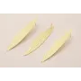 Pendiente Hoja Alargada 75*14mm Dorado Mate / Base Pendientes 