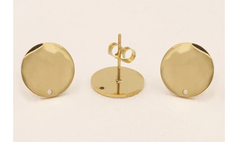 Stainless Steel: Perno Disco 12mm Acero Dorado Stainless Steel: Perno Disco 12mm Acero Dorado