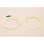 Pendiente Aro dragón 60*50 Dorado Mate / Base Pendientes 