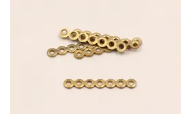 Separador plano 9 agujeros 23mm Oro / Separadores de Latón / Zamak