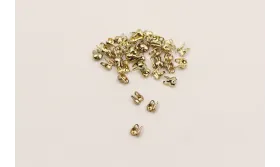 Terminal para cadena Bolas 1,2mm ORO / Terminales de Latón / Zamak