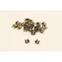 Terminal para cadena Bolas 1,5mm ORO Viejo / Terminales de Latón / Zamak