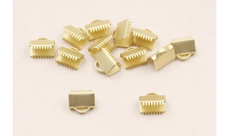 Terminal dentada 8mm Dorado Mate