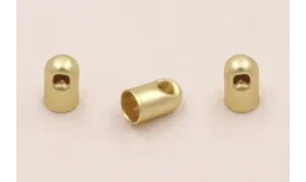 Terminal  6,5 * 5mm int 4,2mm Dorado Mate / Terminales de Latón / Zamak