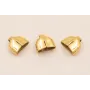 Terminal Campana Acero Inox. 7*3mm Oro / Terminales de Acero Inoxidable