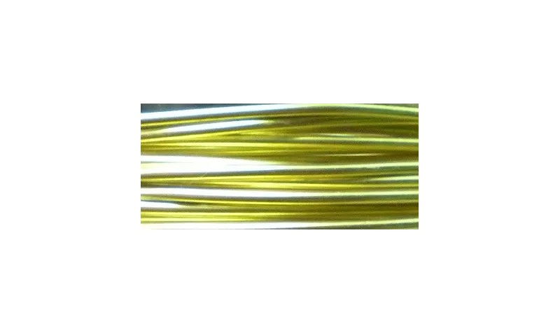 Aluminio 1,5mm Oro / Hilos y Cordones, Aluminio