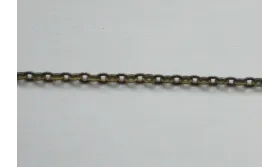 CADENA 2MM ORO VIEJO / Cadenas de Latón / Zamak
