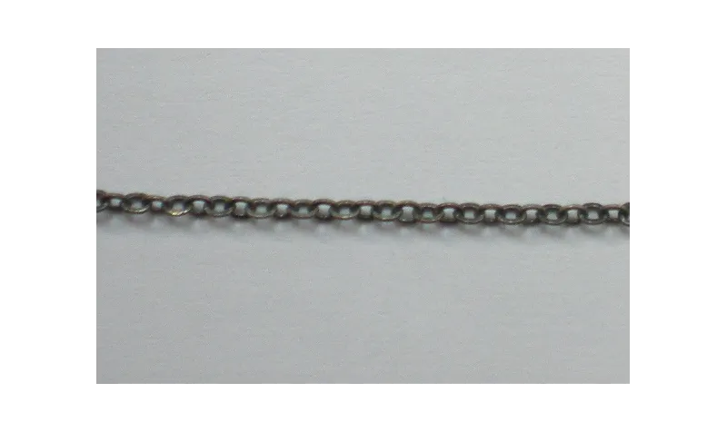 CADENA 2MM PLATA VIEJA / Cadenas de Latón / Zamak