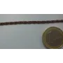 Tramo de 70cms cadena engomada Marrón Ancho de 2mm / Cadenas de Latón / Zamak