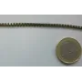Cadena eslabón cuadrado 2*2mm Oro Viejo / Cadenas de Latón / Zamak