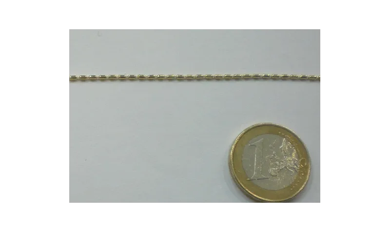 Cadena torpedos 2*1mm Oro / Cadenas de Latón / Zamak