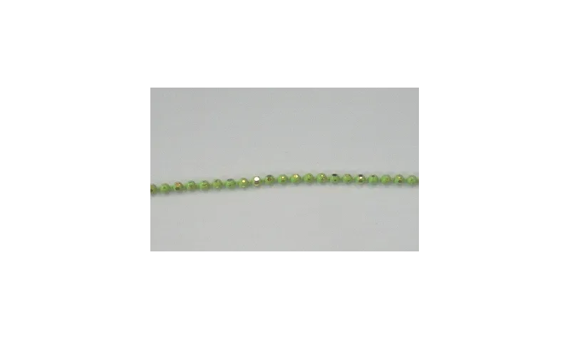 Cadena bolitas 1,5mm Verde / Cadenas de Latón / Zamak