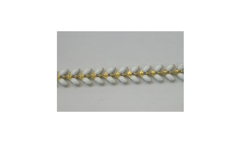 Petalos Resina Blanca / Cadenas de Latón / Zamak