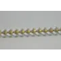 Petalos Resina Blanca / Cadenas de Latón / Zamak