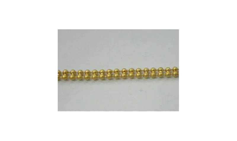 Cadena Doble bolas 1,5mm O.Mate / Cadenas de Latón / Zamak