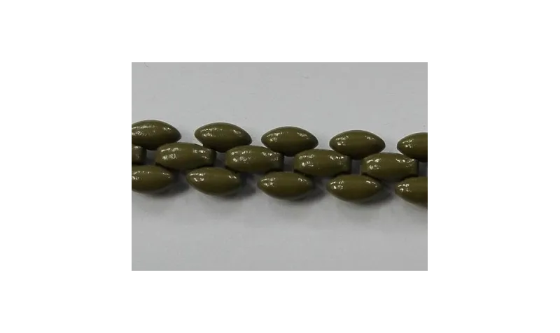 Cadena Paves 8mm ancho verde oliva / Cadenas de Latón / Zamak