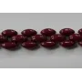 Cadena Paves 8mm ancho Granate / Cadenas de Latón / Zamak