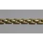 Cadena eslabones planos 4mm ancho Oro Mate / Cadenas de Latón / Zamak