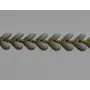 Cadena pétalos resina Gris / Cadenas de Latón / Zamak