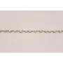 Cadena corazones cristal 3mm Gris / Cadenas de Latón / Zamak