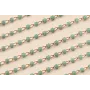Cadena engarzada Miyuki Delika Turquesa DB2131 / Cadenas de Latón / Zamak