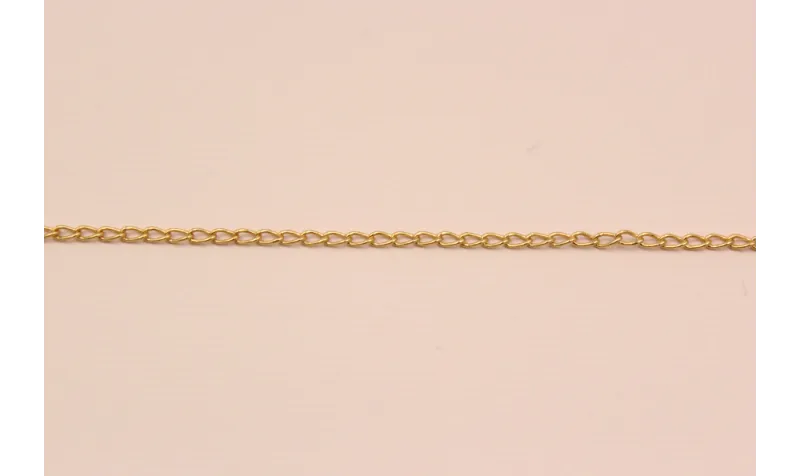 Cadena eslabón de 1,7mm *3mm Oro Mate