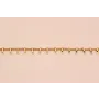 Cadena de 1,5mm con colgante de 3,5mm Oro Mate / Cadenas de Latón / Zamak