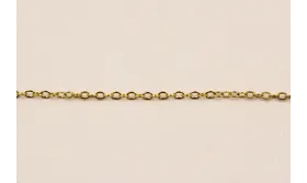 Cadena Acero Inoxidable eslabón de 1mm Oro / Cadenas de Acero Inoxidable