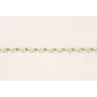 Cadena Latón Margaritas de 5mm Blancas y Amarillas / Cadenas de Latón / Zamak