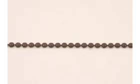 Cadena pastillas esmaltadas 2*1,5*1mm Marrón / Cadenas de Latón / Zamak