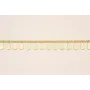 Cadena Gotas de 10*5mm Oro Mate / Cadenas de Latón / Zamak