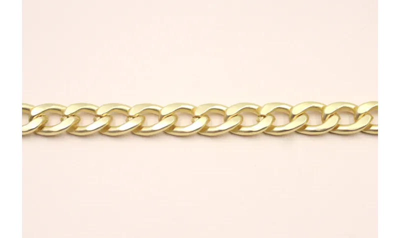 Cadena etrelazada 16,2*11,5*2,3mm Oro Mate