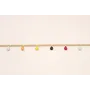 Cadena O.Mate 1mm con colgante esmalte colores 5mm / Cadenas de Latón / Zamak
