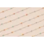 Cadena Facetadas opales 3*2mm / Cadenas de Latón / Zamak