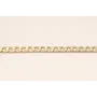 Cadena plana entrelazada de 7*5*0,5mm Oro Mate / Cadenas de Latón / Zamak
