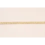 Cadena plana entrelazada de 3MM*0,5mm Oro Mate / Cadenas de Latón / Zamak
