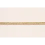 Cadena Bolas 3 bandas de 3,5*0,8mm Oro Mate / Cadenas de Latón / Zamak