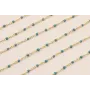 Stainless Steel: Cadena Acero eslabón 1mm Azul  / Cadenas de Acero Inoxidable