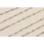 Stainless Steel: Cadena Acero eslabón 1mm Turquesa / Cadenas de Acero Inoxidable