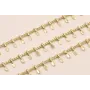 Stainless Steel: Cadena Acero 1mm chapitas Oro 5mm / Cadenas de Acero Inoxidable