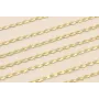 Cadena eslavon ovalado opacco 5*2,5mm Dorado Mate / Cadenas de Latón / Zamak
