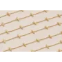 Cadena eslabon 1mm con Pivote de 6*1mm Dorado Mate / Cadenas de Latón / Zamak