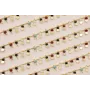 Cadena Discos 3mm con Piedra Multicolor Baño Oro / Cadenas de Latón / Zamak