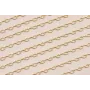 Cadena Medio Aro 4*2mm Dorado Mate / Cadenas de Latón / Zamak