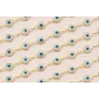 Cadena Ojos Turcos de 7mm Oro Mate / Cadenas de Latón / Zamak
