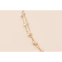 Cadena doble Completa con cierre 43cms Acero perla / Cadenas de Acero Inoxidable